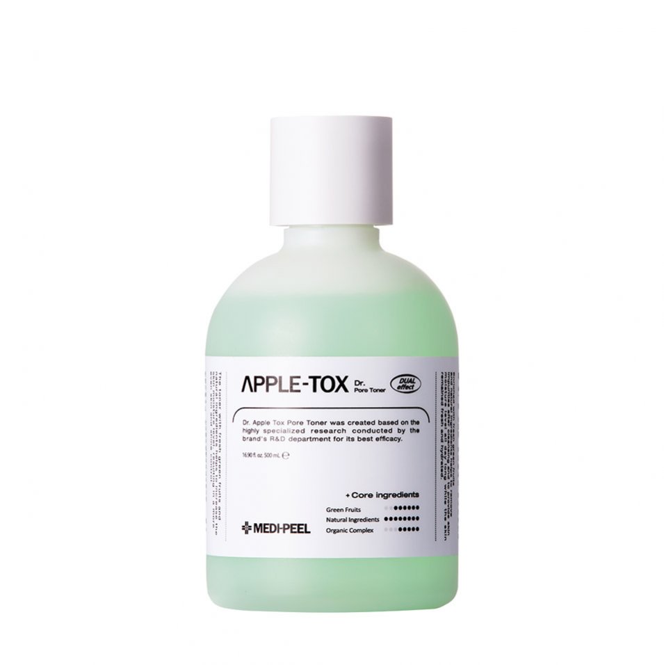 Кислотный тоник с зелеными фруктами для жирной кожи Medi-Peel Dr.Apple-Tox Pore Toner