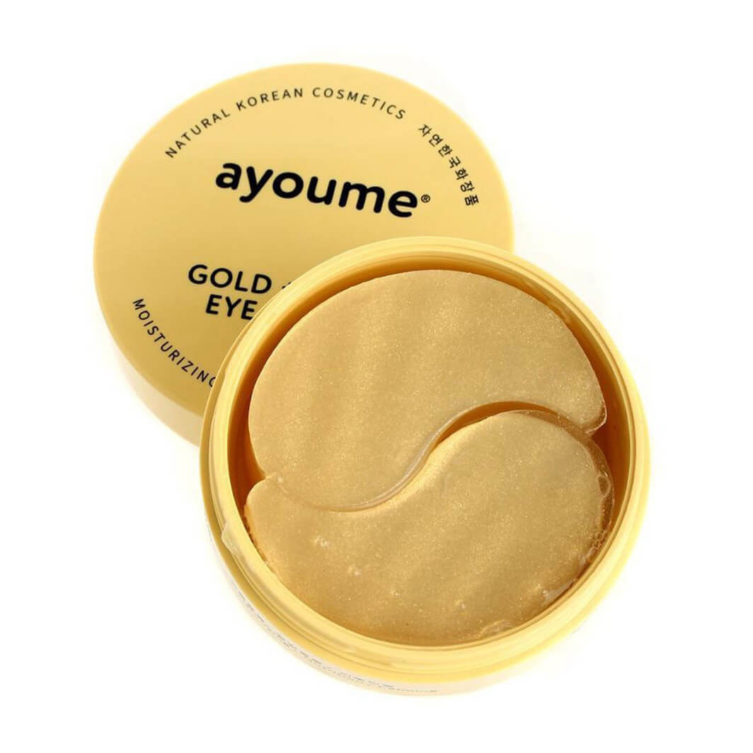 Гидрогелевые патчи с золотом и муцином улитки Ayoume Gold+Snail Eye Patch