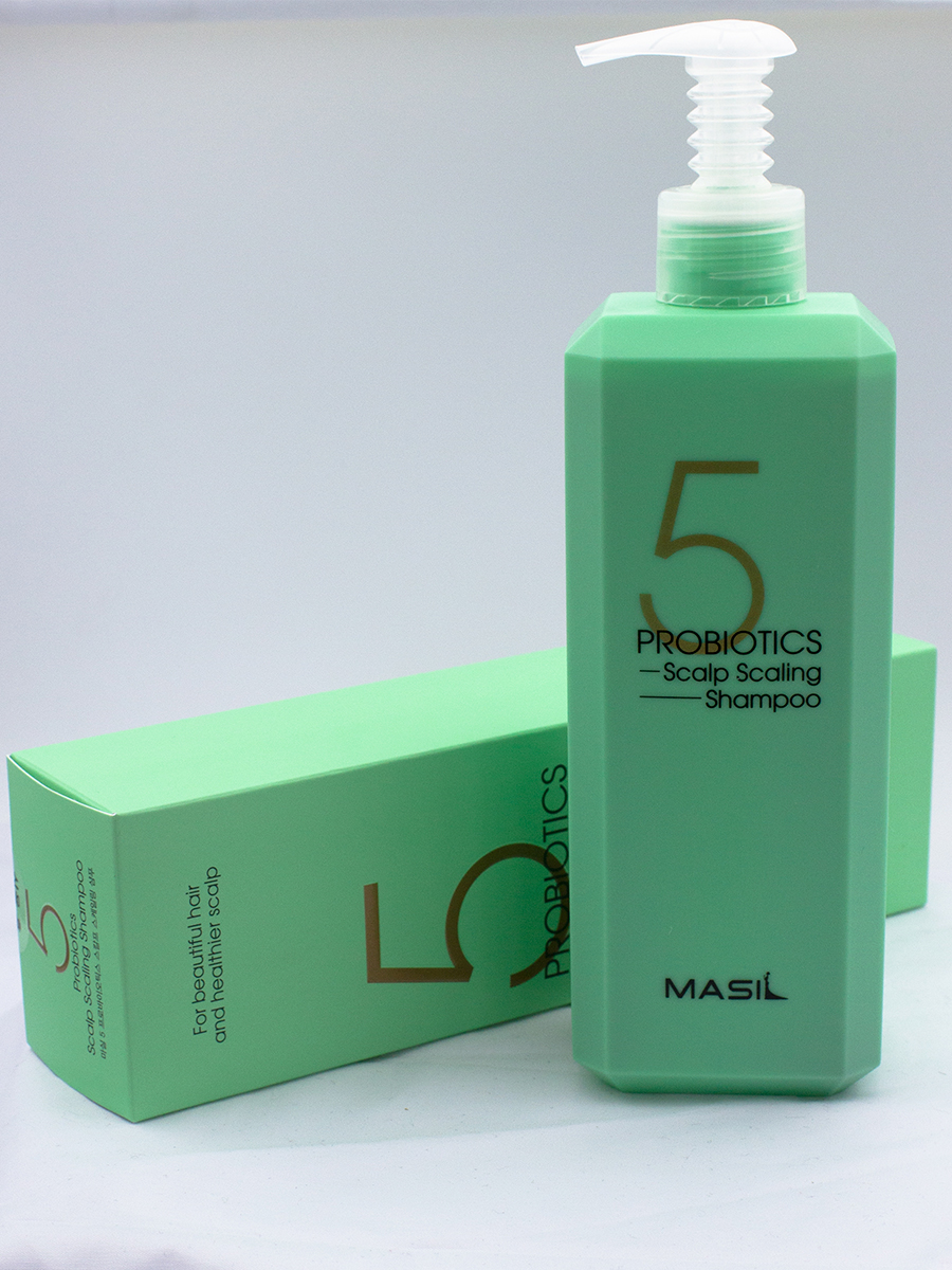 Masil шампунь для волос и кожи головы глубокоочищающий 5 probiotics scalp scaling shampoo, 500 ml