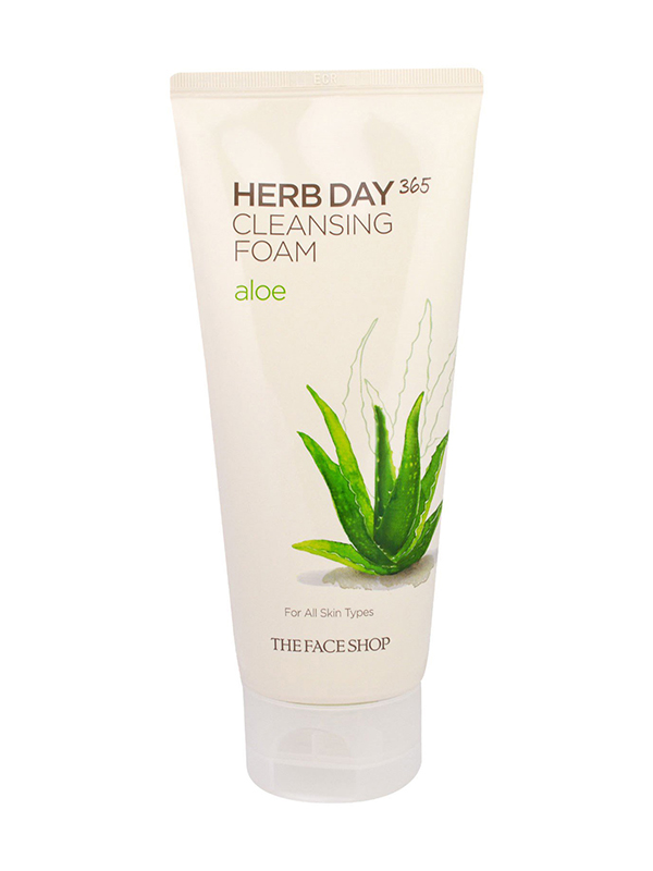 Пенка для умывания The Face Shop Herb Day 365 Aloe Cleansing Foam, 170 мл