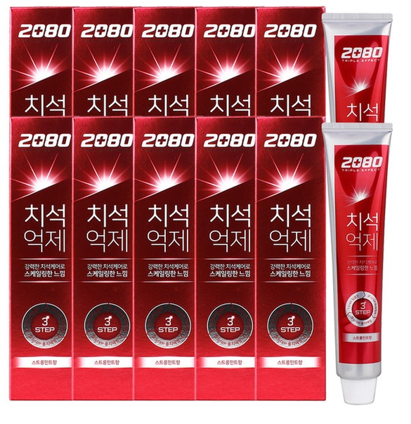Зубная паста Dental Clinic 2080 Triple Effect Toothpaste Strong Mint Scented, 140 г
