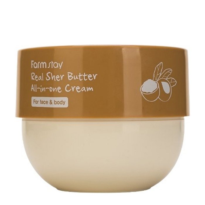 Крем для лица и тела FarmStay Real Shea Butter All-In-One Cream