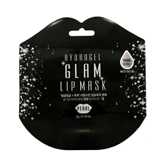 Гидрогелевые патчи для губ с жемчугом Beauugreen Hydrogel Glam Lip Mask Pearl, 1 шт