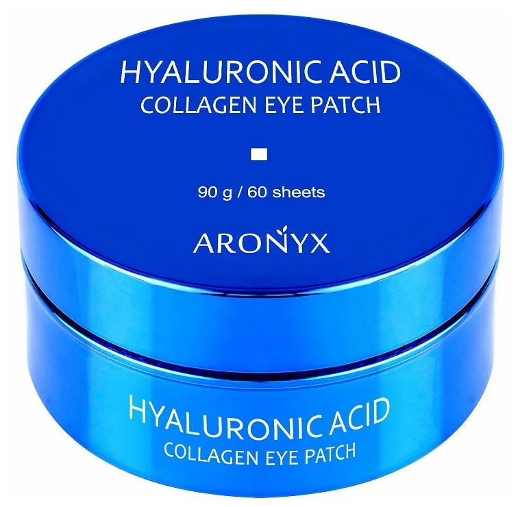 Гидрогелевые патчи для глаз Aronyx Hyaluronic acid collagen с коллагеном и гиалуроновой кислотой, 60 шт