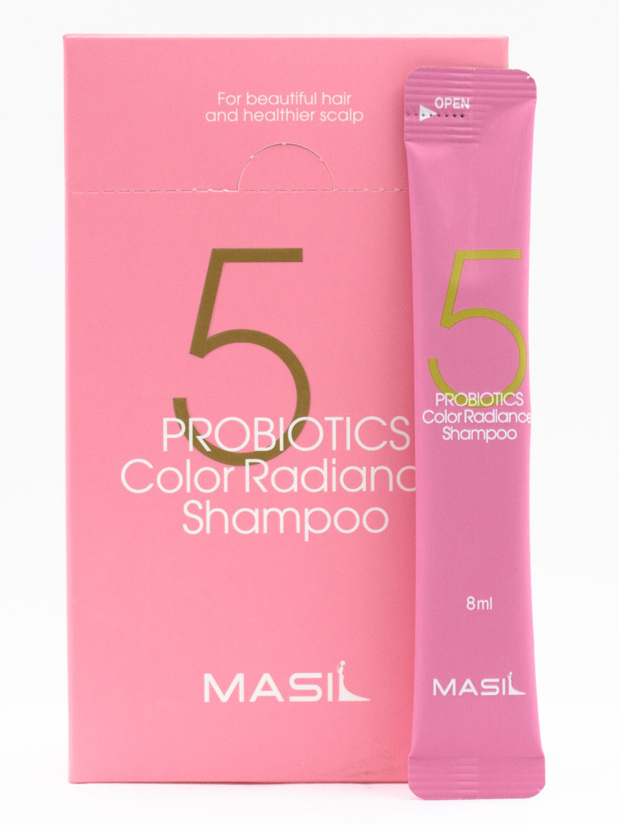 Шампунь с пробиотиками для защиты цвета Masil 5 Probiotics Color Radiance Shampoo, 8 ml * 1 шт