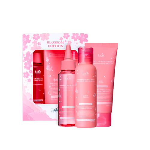 Lador Blossom Edition (Treatment+Shampoo+Hair Ampoule) Набор шампунь, маска и филлер, 3 * 100 мл
