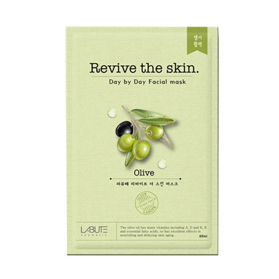 Labute Тканевая маска с оливой - Revive the skin Olive Mask 23 мл