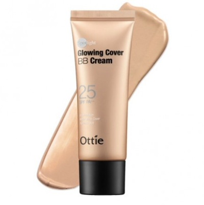 Ottie Spotlight Glowing Cover BB Cream SPF25 PA++  Многофункциональный ББ Крем, 40 мл