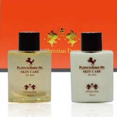 Christian Dean Platinum Horse Oil Skin Care 2 set Mini Набор средств для мужчин, мини, 2 шт
