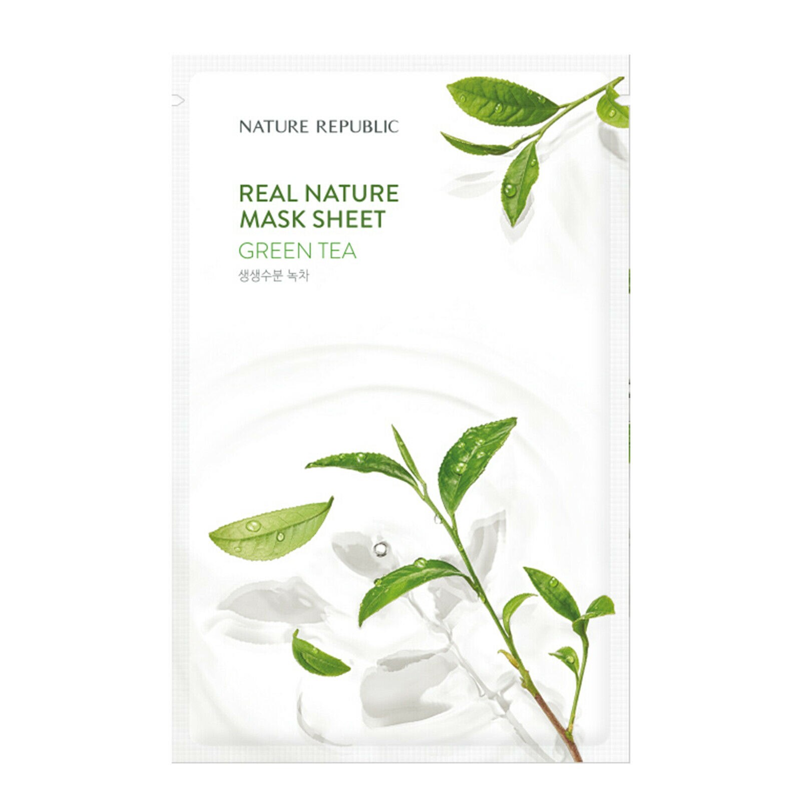 NATURE REPUBLIC тканевая маска с экстрактом зелёного чая