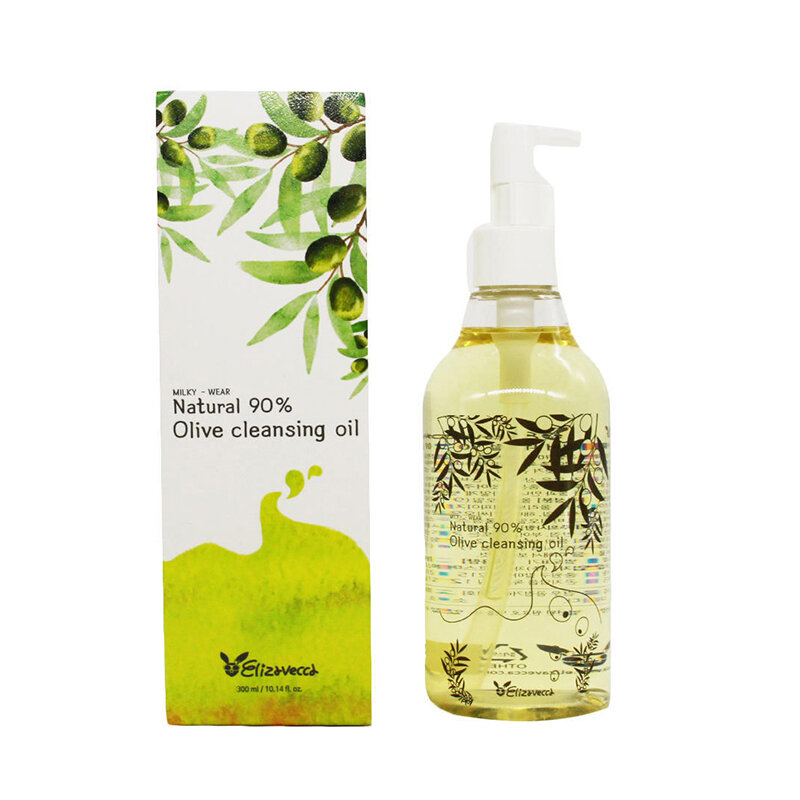 Elizavecca гидрофильное масло с оливой Milky-Wear Natural 90% Olive Cleansing Oil, 300 мл