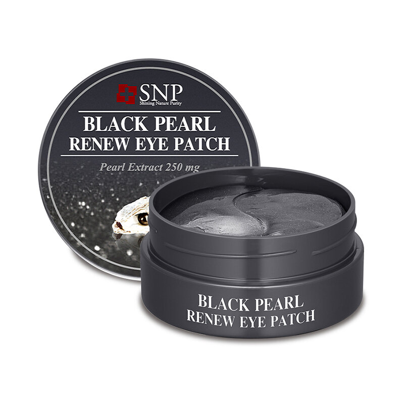 SNP Патчи для кожи вокруг глаз с экстрактом черного жемчуга Black Pearl Renew Eye Patch, 60 шт