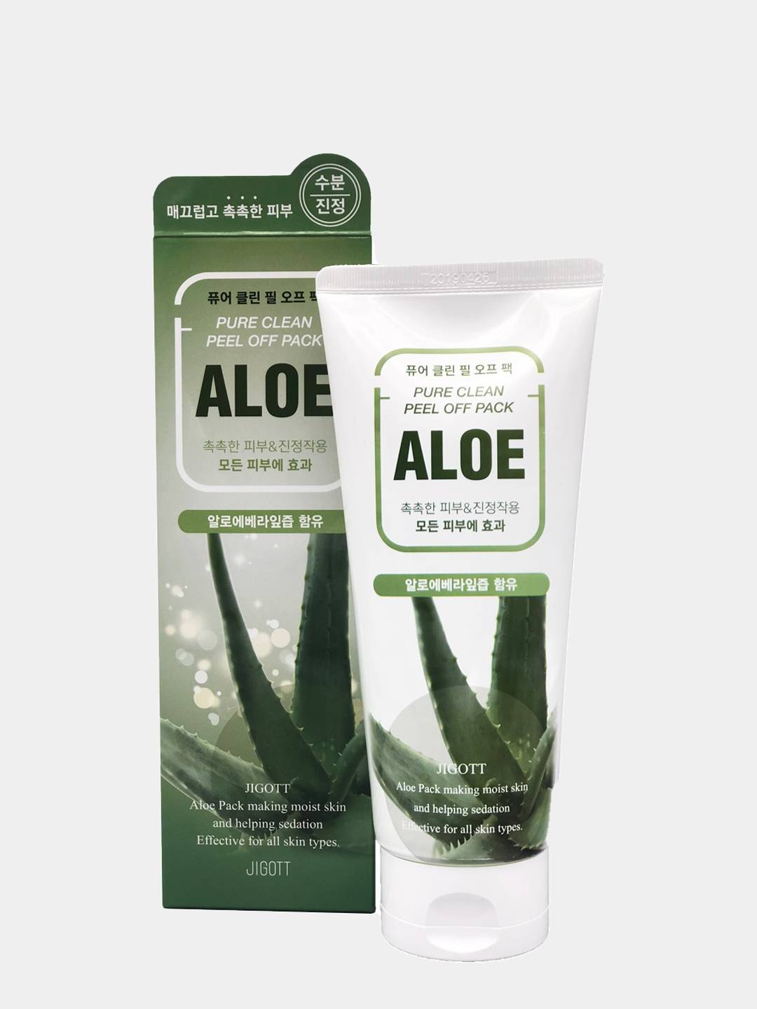 Маска-пленка для лица Jigott Aloe Pure Clean Peel Off Pack на основе экстракта алоэ, 180 мл