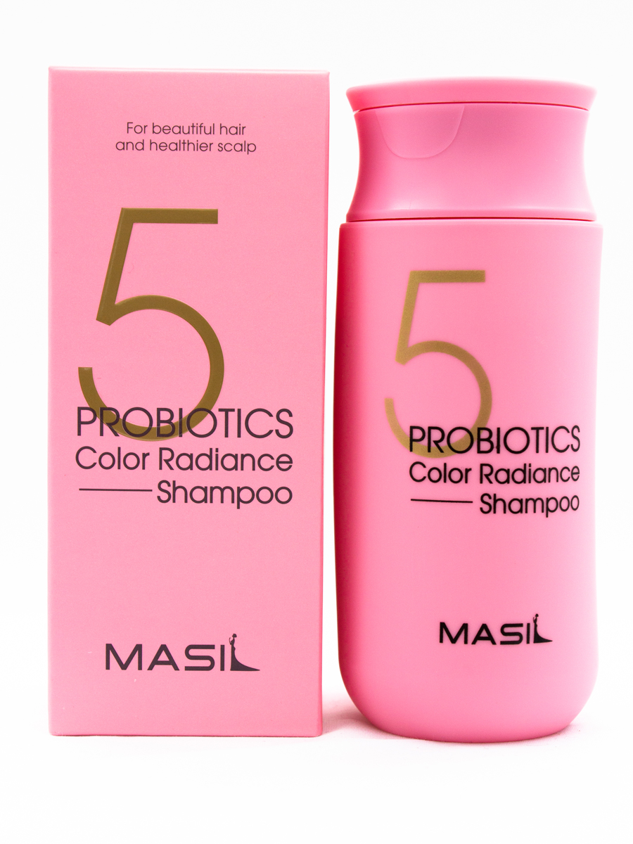 Masil шампунь для волос и кожи головы для защиты цвета 5 probiotics color radiance shampoo, 150 ml