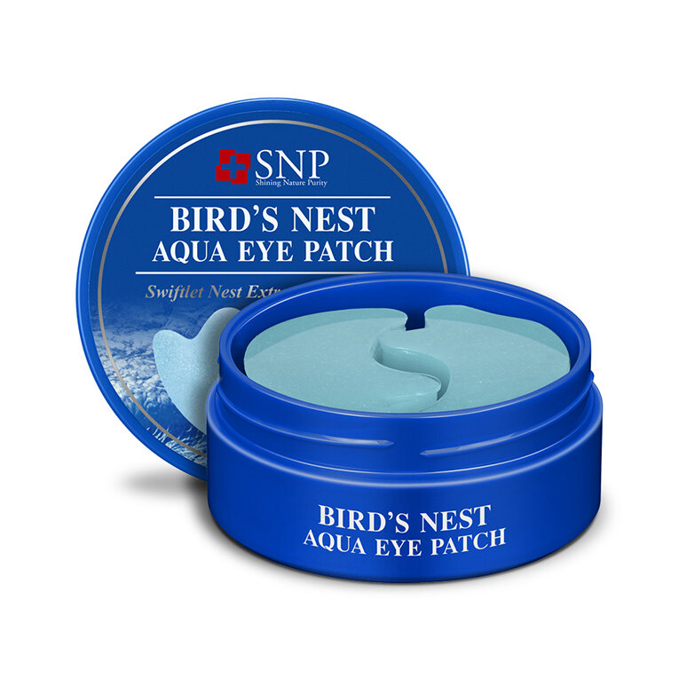 SNP Патчи с экстрактом ласточкиного гнезда Bird’s Nest Aqua Eye Patch
