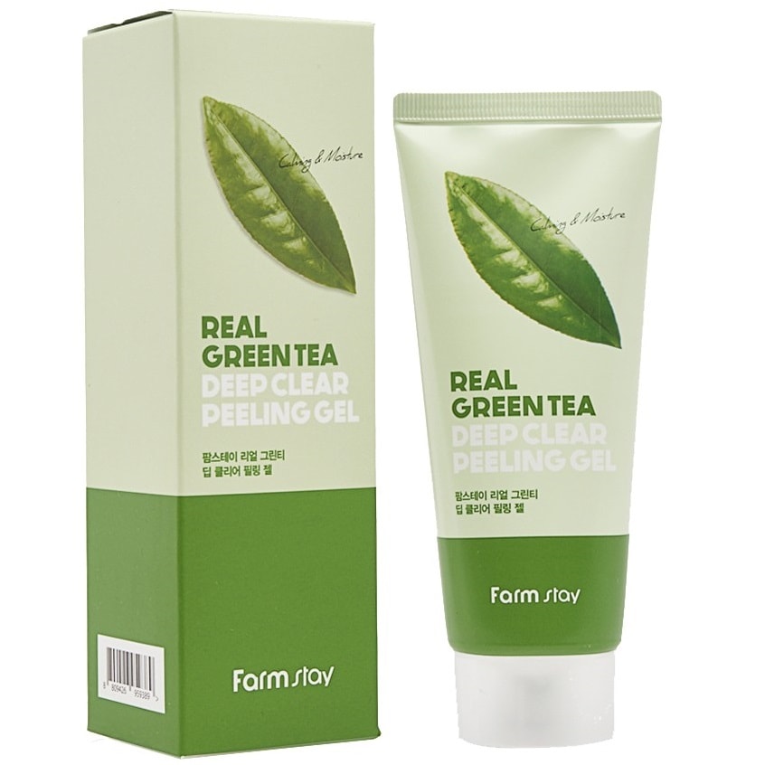 Farmstay пилинг-гель для лица Deep Clear Peeling Gel Real Green Tea 100 мл
