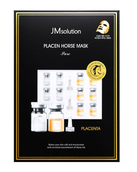 Антивозрастная плацентарная тканевая маска JMsolution Placen Horse Mask
