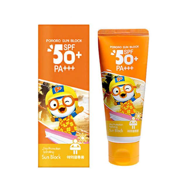 Солнцезащитный крем для детей Pororo Sun Block Cream SPF50+ PA+++, 60ml