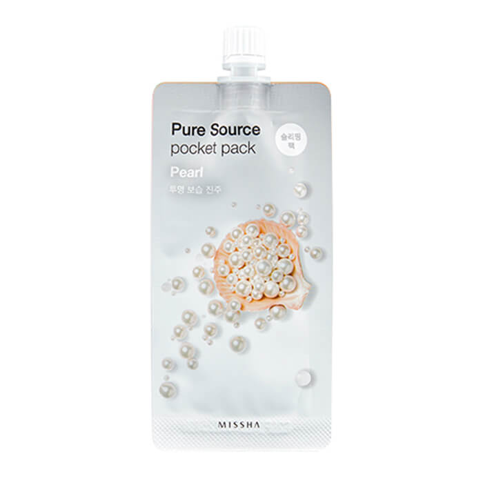 Missha Pure Source Pocket Pack Pearl ночная маска с экстрактом жемчуга, 10 мл