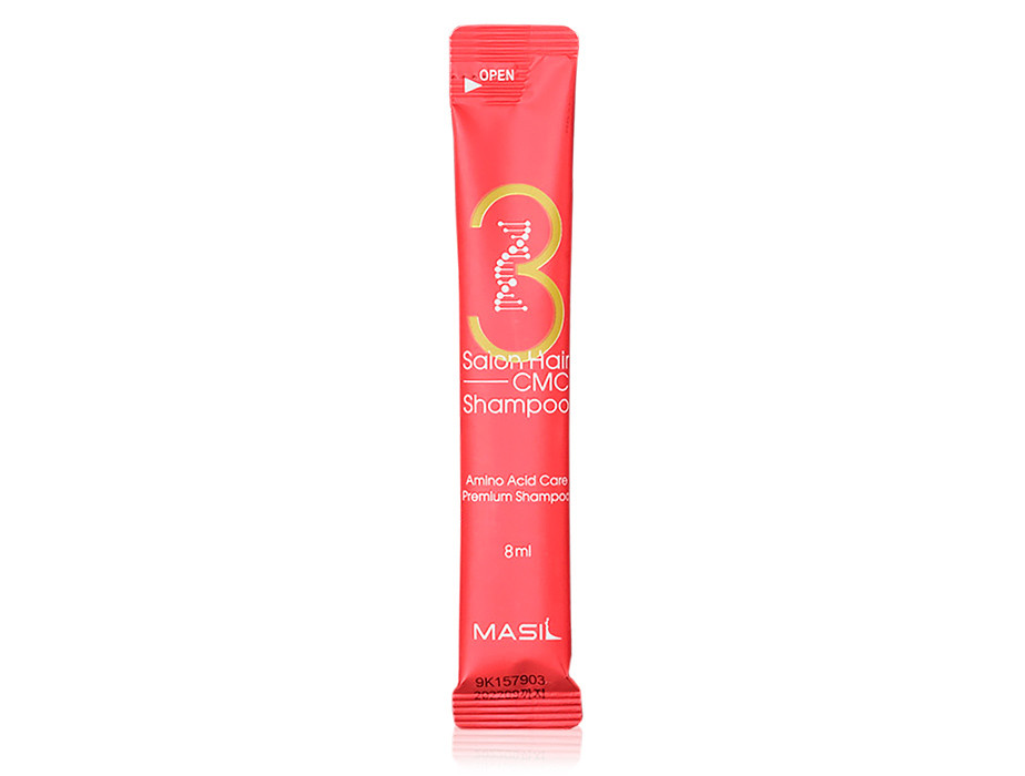 Masil шампунь для волос 3 Salon Hair CMC восстанавливающий с аминокислотами, 8 мл