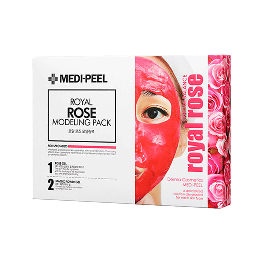 Набор из 4-х моделирующих масок с розой и маточным молочком Medi-peel Modeling Pack Royal Rose