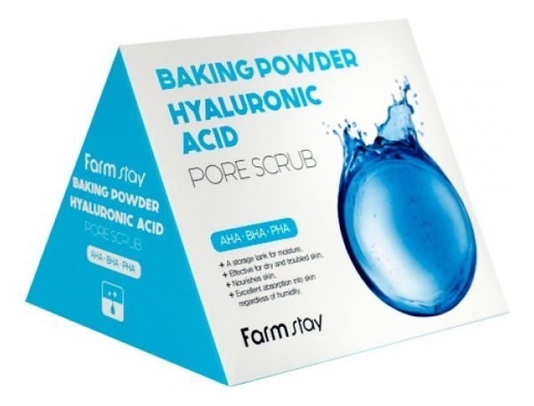 Farmstay скраб для лица Baking Powder Hyaluronic Acid Pore Scrub 7 г 25 шт.