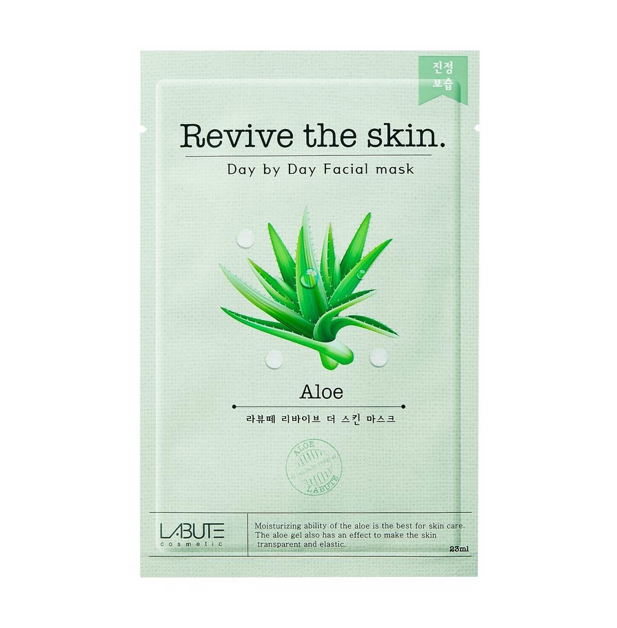 Labute Тканевая маска с алоэ - Revive the skin Aloe Mask 23 мл