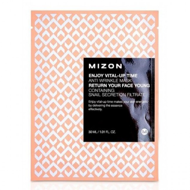 Тканевая маска Mizon Enjoy Vital-Up Time Anti Wrinkle (1 шт.), 30 мл