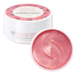 Розовые гидрогелевые патчи с ягодным комплексом G9SKIN Pink Blur Hydrogel Eyepatch