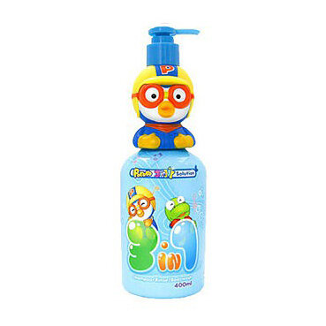 Шампунь, кондиционер и пенка для детей 3в1 Pororo 3 in 1 Shampoo Rince Bodywash, 400 мл