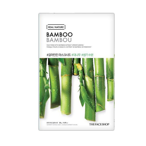 TheFaceShop маска Real Nature с экстрактом бамбука