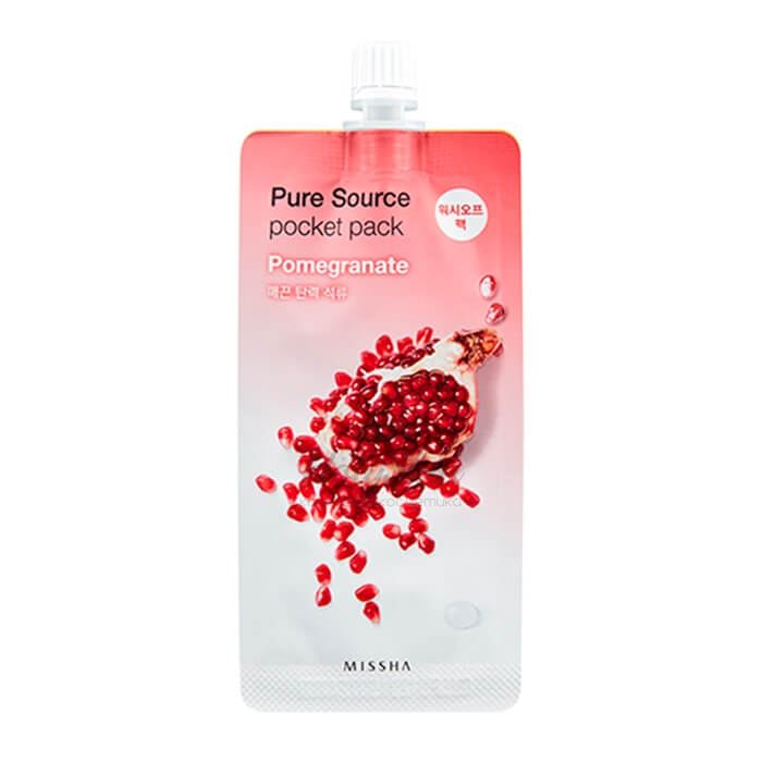 Missha Pure Source Pocket Pack Pomegranate маска с экстрактом граната, 10 мл