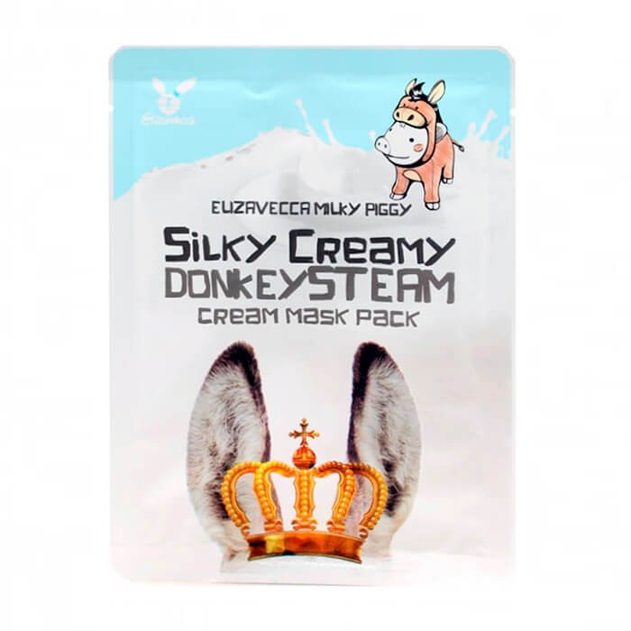 Тканевая маска Elizavecca Silky Creamy Donkey Steam Cream Mask
