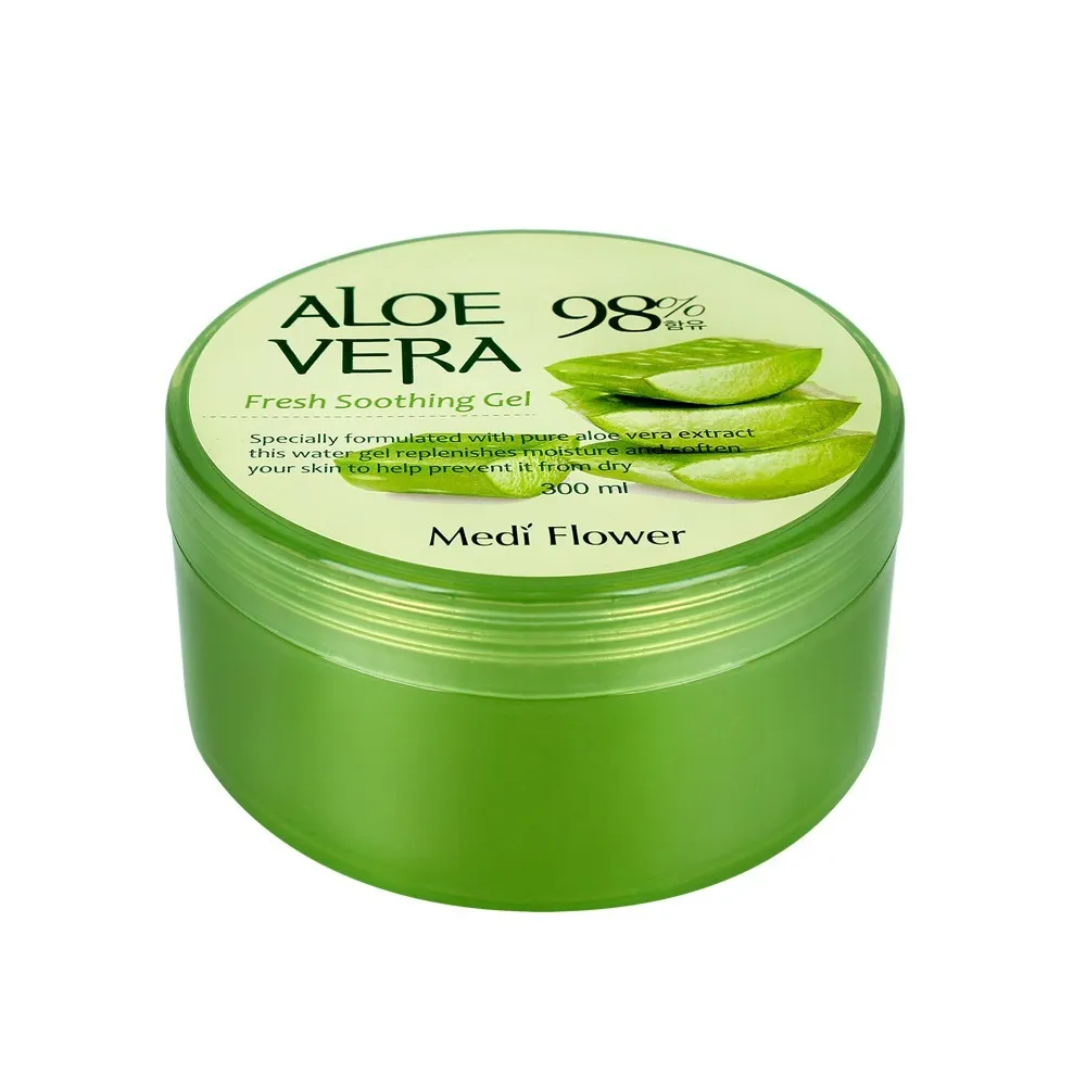 Гель для тела Medi Flower Aloe Vera Soothing Gel смягчающий с алоэ 98%, 300мл