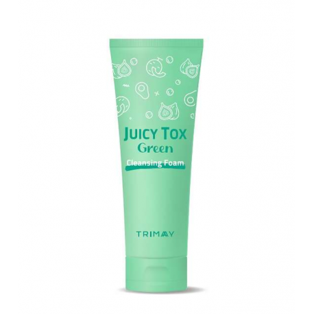 Trimay Juicy Tox Green Cleansing Foam Очищающая пенка на основе зеленого комплекса, 120 мл