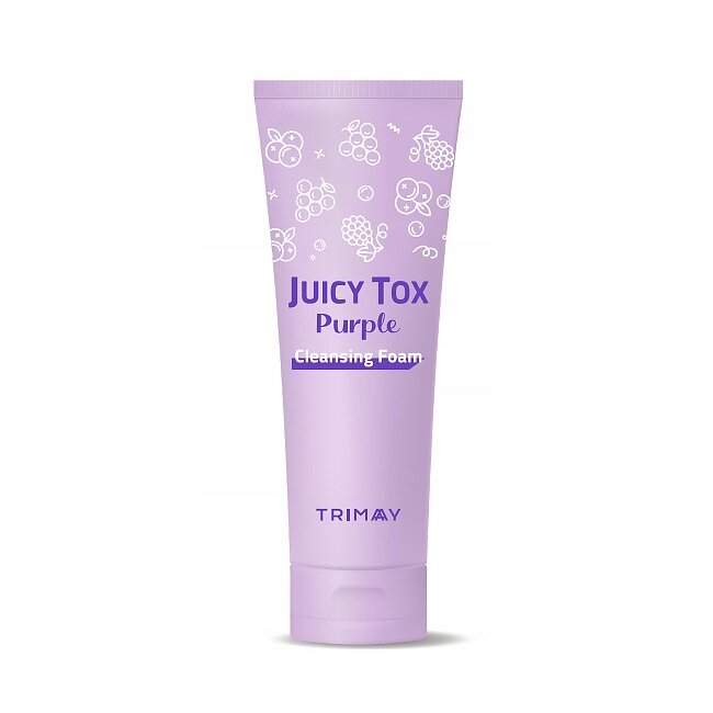 Trimay Juicy Tox Purple Cleansing Foam Очищающая пенка на основе фиолетового комплекса, 120 мл