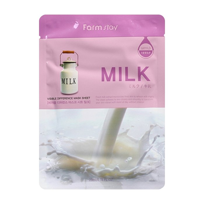Farmstay Visible Difference Milk Mask Sheet маска с молочными протеинами, 23 мл.