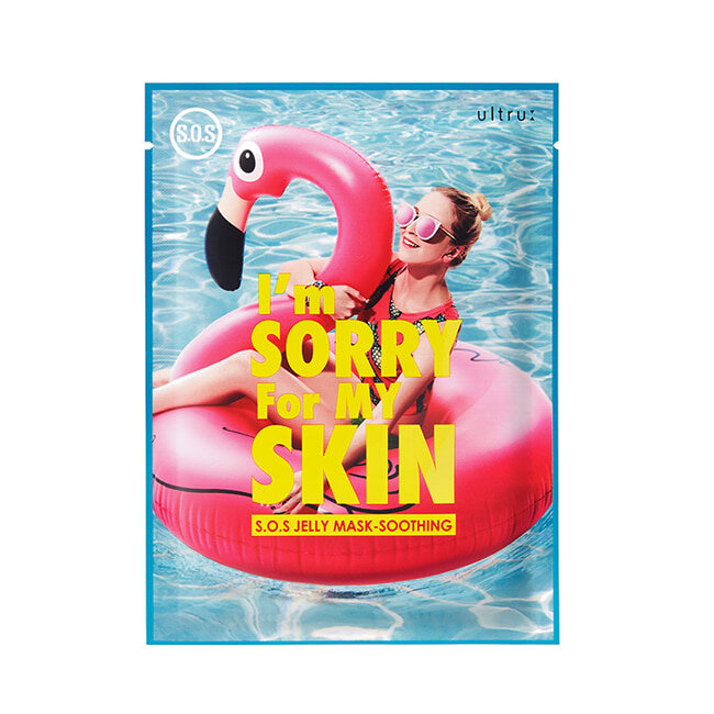 Ultru Тканевая маска I'm Sorry For My Skin S.O.S. Jelly Mask Soothing, 33 мл