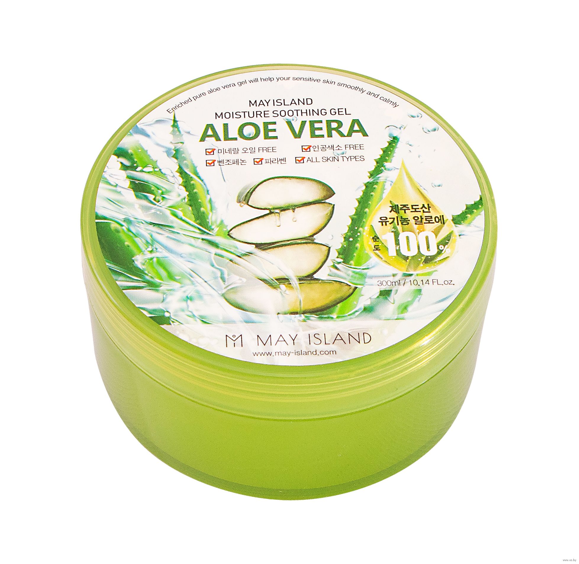 Гель для лица и тела May Island с экстрактом алоэ - Aloe vera purity 100% soothing gel, 300 мл