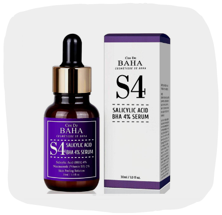 Кислотная сыворотка для проблемной кожи S4 Salicylic Acid BHA 4% Serum, Cos De Baha